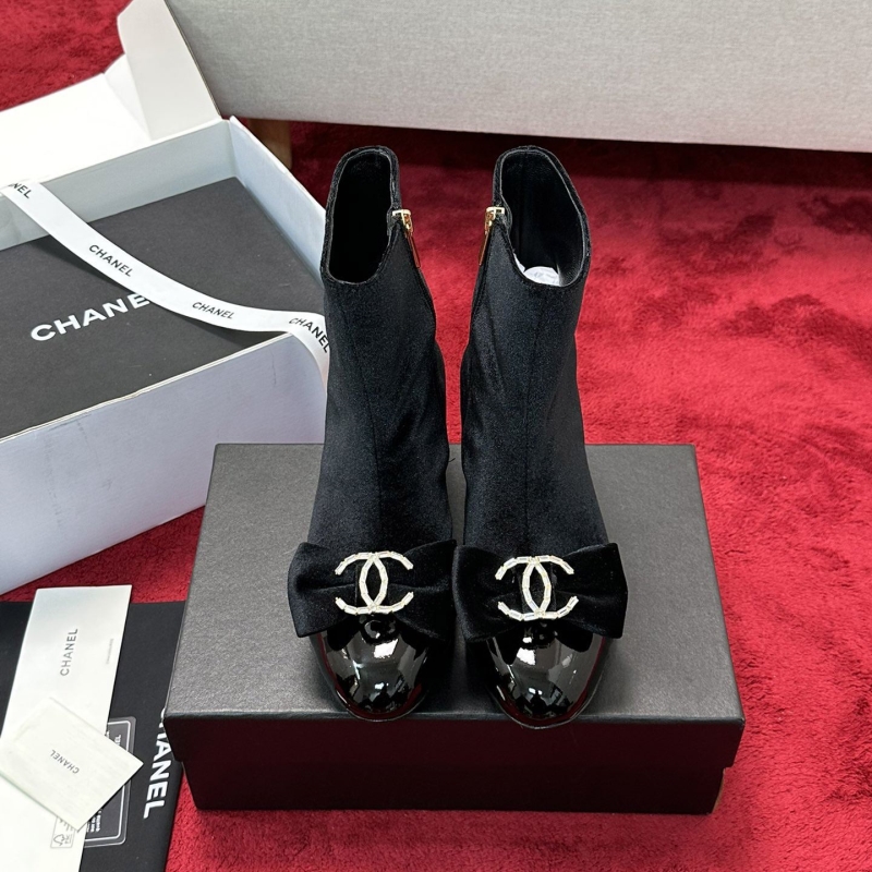 Ch*el leather shoes
